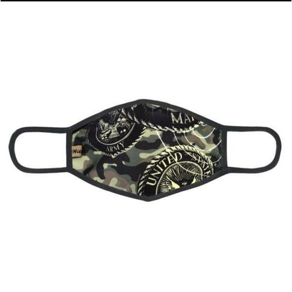 Any 2 $13 or 4 $20 US Military Black Facemask - Picture 2 of 3